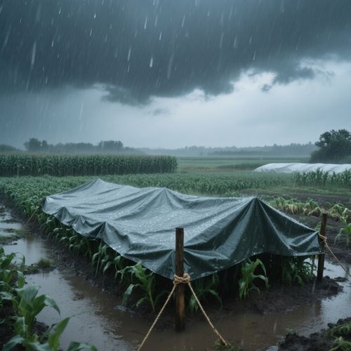 Latest company news about Çiftlikte PVC Tarpaulin Kaplamaları: Kötü Tarım Koşulları İçin Dayanıklılık ve Koruma